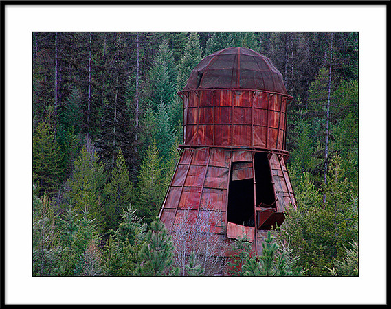 14x11 Black Framed Incinerator