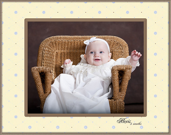 3419 11x14 matted Alexis 5 months