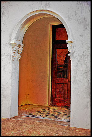 Merced, CA Historic Courthouse Door