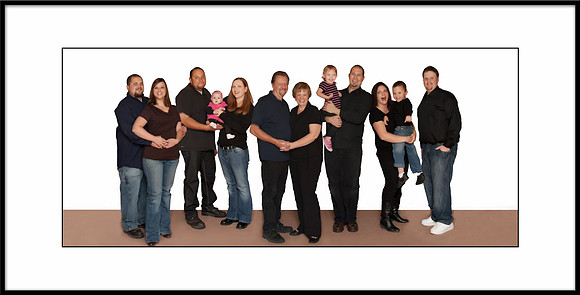 20x10 Family matted fr